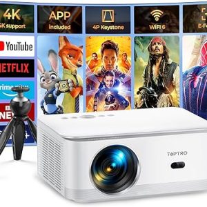 【Android TV】Proiettore 4K Supporto. (B0CFXQV2PD)