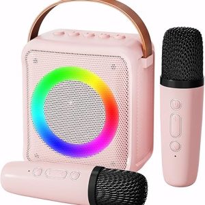 Ankuka Karaoke per bambini e adulti con 2 microfoni. (B0CHMHMNLM)