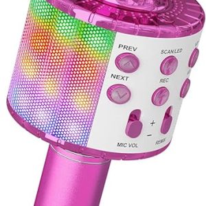 Ankuka Microfono Karaoke Bluetooth Wireless Microfono Bambini Regalo per Bambini 3. (B08LZH5ZVL)