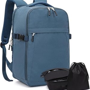 Bagaglio a Mano 40x20x25 per Ryanair Zaino da Viaggio Aereo Borsa da Viaggio Zaini Aereo Zaino da Cabina Travel Backpack Donna Uomo Con 3 Organizer Valigia per Easyjet Wizz Air Vueling. (B0CTGWP73C)