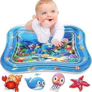 Infinno Tappetino Gonfiabile per Pancia Tappetino per Giochi d’Acqua per Bambini per Neonati e Bambini Piccoli Giocattoli per Bambini da 3 a 24 Mesi. (B07XC6YCC5)