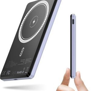 NOHON Wireless Magnetico Power Bank: 5000mAh Ultra. (B0CPLLLLSM)