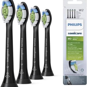 Philips Sonicare HX6064/11 Pack da 4 Testine di Ricambio W2 Optimal White Standard per Spazzolino Elettrico Sonico. (B079H6L89L)