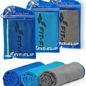 Set da 3 asciugamani rinfrescanti 100x30cm – Asciugamano rinfrescante per escursioni. (B0B7X3R2Z2)