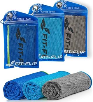 Set da 3 asciugamani rinfrescanti 100x30cm – Asciugamano rinfrescante per escursioni. (B0B7X3R2Z2)