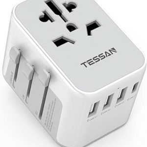 TESSAN Adattatore Universale da Viaggio. (B0B2DRC76L)
