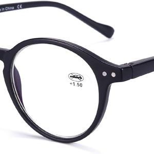 ZENOTTIC Occhiali da Lettura Presbiopia Anti Luce Blu con Lenti Antiriflesso Uomo e Donna Leggero Telaio Rotondo Vintage Occhiali0.0 1.0 1.5 2.0 2.5 3.0 3.5. (B07QRWNS3K)