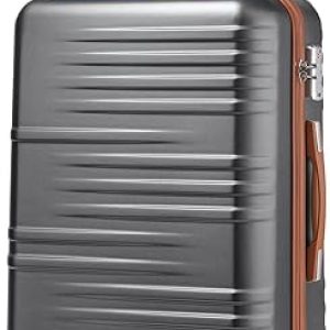 British Traveller Valigia Trolley Rigida Bagaglio a Mano da Viaggio ABS+PC Leggero con TSA Lucchetto (74. (B0CP9G8KVT)