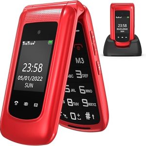 CHAKEYAKE Telefono Cellulare per Anziani. (B09MHYR1BB)