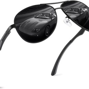 GQUEEN Occhiali da Sole da Uomo Polarizzati Premium Al. (B0B18J158Y)