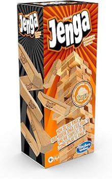 Hasbro Gaming Jenga. (B077PD5W25)