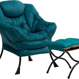 HollyHOME Poltrona con Poggiapiedi Relax Poltrona Poltrona da Lettura Poltrona Salotto. (B0BYZHP2S6)