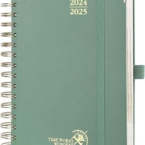 POPRUN Agenda Giornaliera 2024 2025 A5 Spirale. (B0CQXD7MH8)