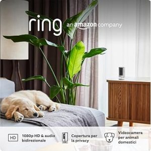 Ring videocamera interna (Indoor Camera 2ª gen.). (B0B6GKHS2S)