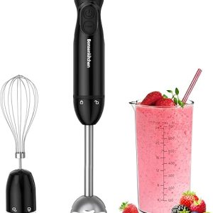 Bonsenkitchen Frullatore ad Immersione 3 in 1 Portatile. (B09SHNCF6M)