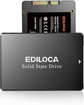 Ediloca ES106 128GB SSD SATA III 2.5″ 3D NAND TLC Disco Rigido Interno. (B0B51JZRL7)