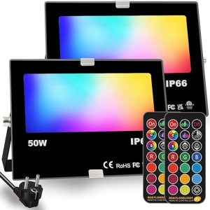 Faretto LED RGB Esterno Proiettore. (B08PZ93217)