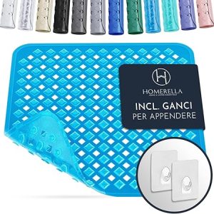 Homerella Tappetino doccia antiscivolo sensibile alla pelle 53 x 53 cm. (B08TQJHK7J)