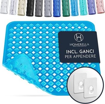Homerella Tappetino doccia antiscivolo sensibile alla pelle 53 x 53 cm. (B08TQJHK7J)
