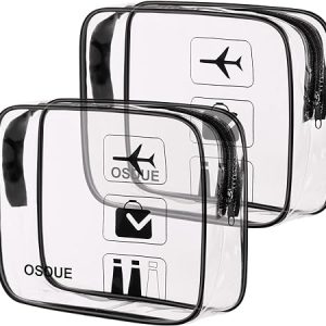 OSDUE 2 Pcs Borse da Valigia Trasparente. (B0BF5412WH)