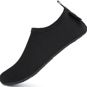 SAGUARO Scarpe da Scoglio Uomo Scarpette Scoglio Donna Scarpe da Mare Asciugatura Rapida Scarpette Mare Scogli Scarpe Spiaggia Scarpe per Immersione Acqua Surf032 Nero. (B08SQD5RX7)