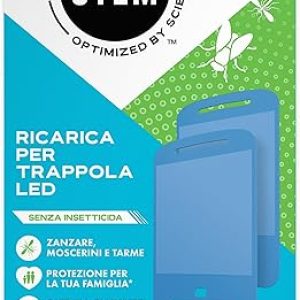 STEM Trappola LED Antizanzare Antimoscerini e Antitarme. (B0CNH2CMTP)