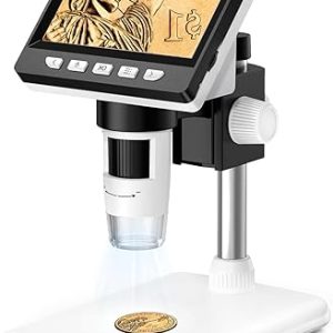 GlobalCrown Microscopio Digitale Bambini/Adulti. (B0CZL4V5RP)