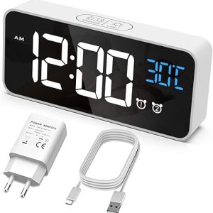 HERMIC Sveglia Digitale. (B08R5F7K2Z)