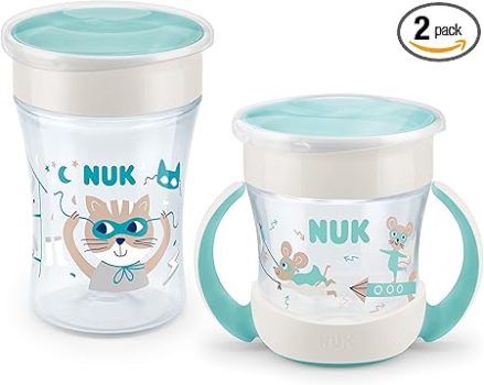 NUK Magic Cup e Mini Magic Bicchiere Antigoccia Duo Set. (B09ZYFMJ53)