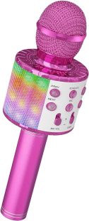 Ankuka Microfono Karaoke Bluetooth Wireless Microfono Bambini Regalo per Bambini 3