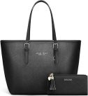 Jocose Moose Borsa Donna Tracolla Spalla Borse a mano Crossbody Clutch grande in pelle PU Pelle Progettista 2 Pezzi Tote...
