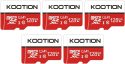 KOOTION 5 Pezzi 128GB Scheda di Memoria Micro SD U1 A1 4K Scheda MicroSDXC 128 Giga Classe 10 UHS