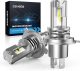 KOYOSO H4 LED Lampadina 50W 10000LM per 12V Moto Automobili Come Abbaglianti e Anabbaglianti. (B09KBQH5TF)