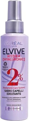 L'Oréal Paris Elvive Siero Spray per Capelli Hydra Hyaluronic
