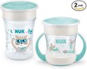 NUK Magic Cup e Mini Magic Bicchiere Antigoccia Duo Set