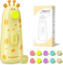 Tagliaunghie Elettrica Lima per Unghie per Bambini Megainvo 13 in 1 Sicura Nails Trimmer Cura per Neonato con 10 Testina...