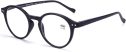 ZENOTTIC Occhiali da Lettura Presbiopia Anti Luce Blu con Lenti Antiriflesso Uomo e Donna Leggero Telaio Rotondo Vintage Occhiali0.0 1.0...